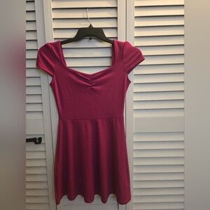 Elegant Pink Mini Dress